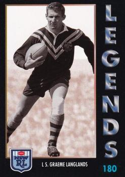 1994 Dynamic Rugby League Series 1 #180 Graham Langlands Front